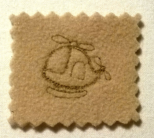 nášivka 4x3,5cm  N19