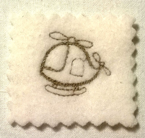 nášivka 4x3,5cm  N20