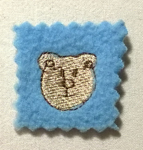 nášivka 4x3,5cm  N40