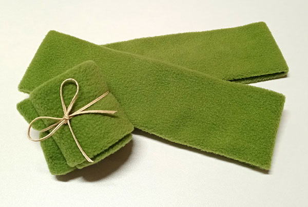 čelenka zelená kiwi fleecová 5600.17