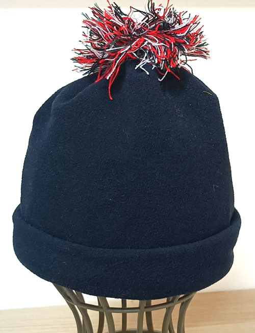 čepice dětská fleece modrá zimní D09