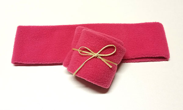 čelenka fleece pink růžová 5600.32