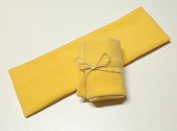 čelenka fleece žlutá 5600.50